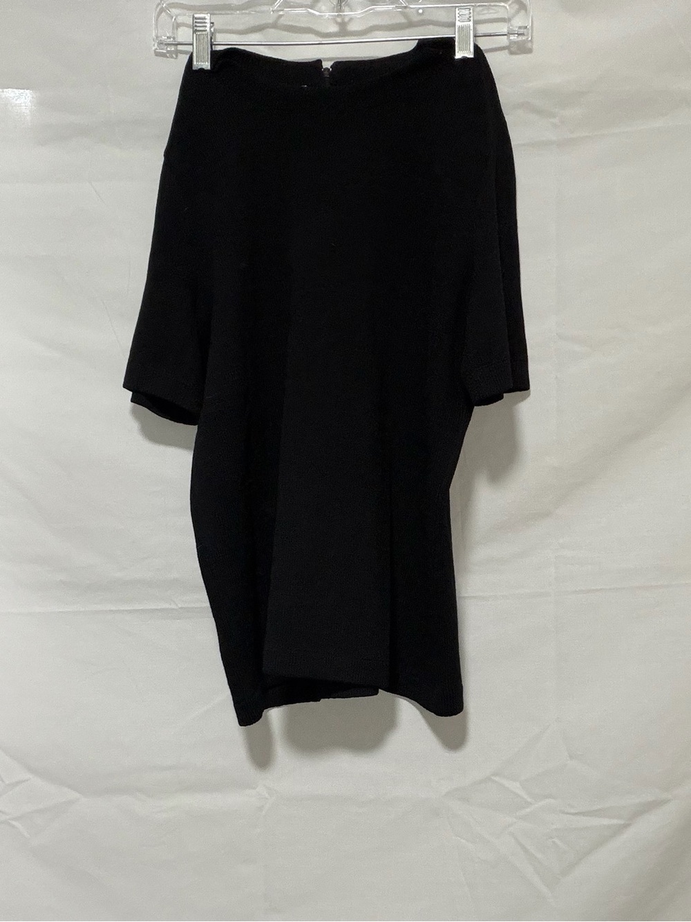 St. John Black Short Sleeve Knit Top